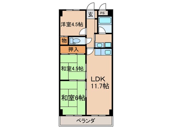 ハイクラスマンションの物件間取画像